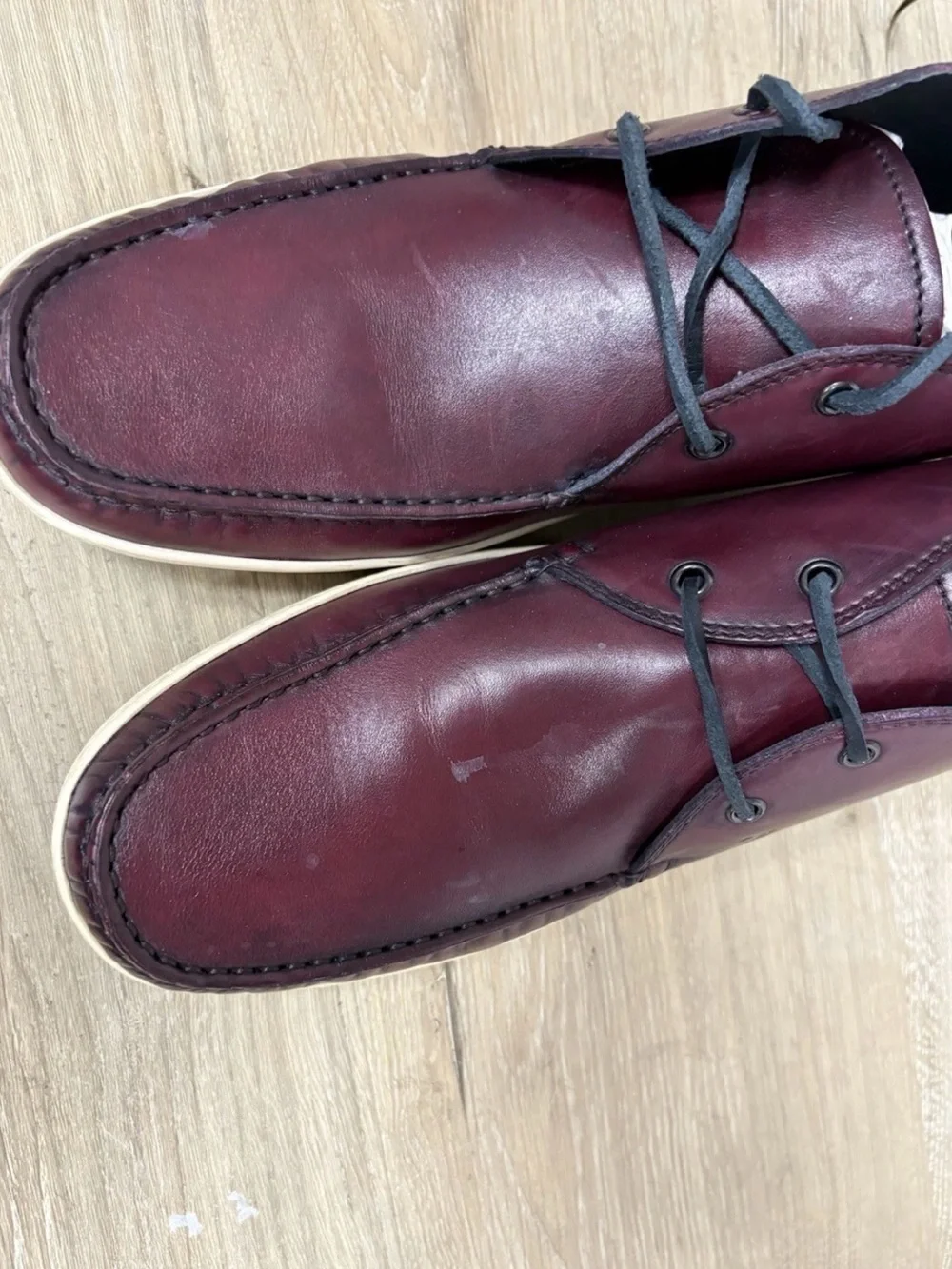 tods ankle chukka boots leather Violet sz 9.5